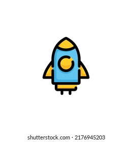 Rocket icon design vector illustration