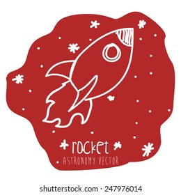 rocket icon design, vector illustration eps10 graphic 