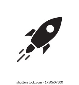 Rocket Icon Design Vector Template Illustration