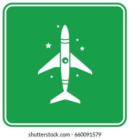 Rocket icon design,clean vector