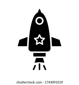 rocket icon design,flat style trendy collection