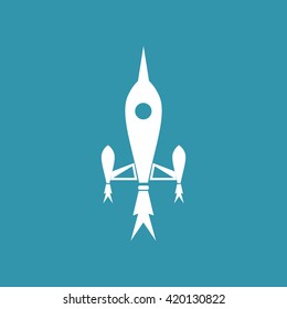Rocket Icon. Eps-10.