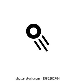 Rocket icon. Fast speed symbol. Logo design element