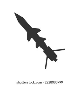 Rocket icon. Flight element vector ilustration.