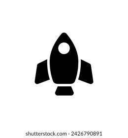 Rocket icon, idea, startup, innovation, business and finance, start up, creativity