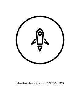 Rocket Icon Illustration
