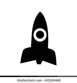 Rocket icon Illustration design
