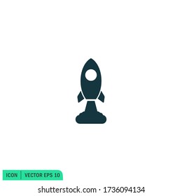 rocket icon illustration design element vector logo template