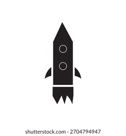 ícone de foguete ilustração elemento design