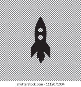 Rocket icon illustration isolated vector sign symbol