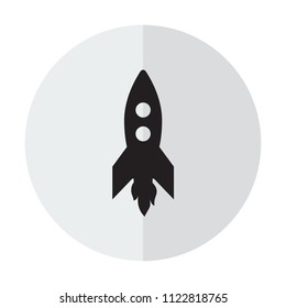 Rocket icon illustration isolated vector sign symbol