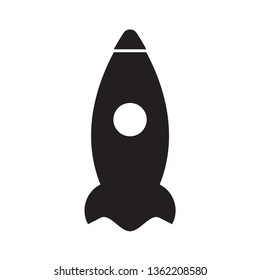 Rocket icon illustration isolated vector sign symbol