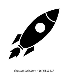 Rocket icon illustration isolated vector sign symbol