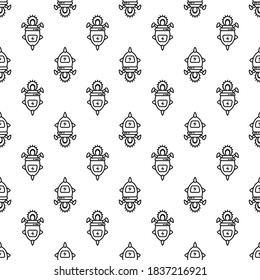 Ilustración de icono de cohete símbolo de signo vector aislado.