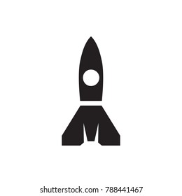 rocket icon illustration isolated vector sign symbol