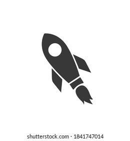 Rocket icon illustration vector design isolated