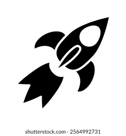 Rocket icon illustration vector design template