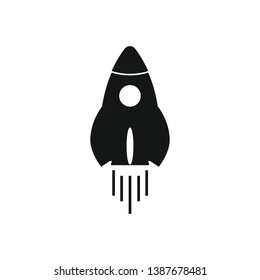Rocket icon illustration vector symbol