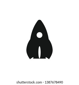 Rocket icon illustration vector symbol