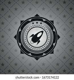 Raketensymbol im dunklen Emblem