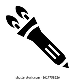 rocket icon isolated sign symbol vector illustration - high quality black style vector icons

