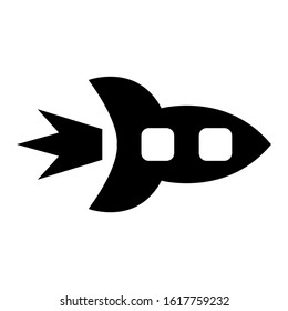 rocket icon isolated sign symbol vector illustration - high quality black style vector icons
