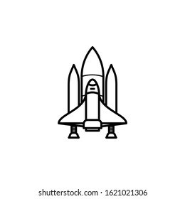rocket icon isolated sign symbol vector illustration - high quality black style vector icons
