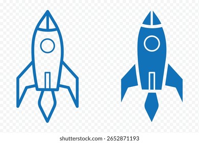 icono de cohete, . Cohete lanzado icono Vector, inicio cohete lanzamiento icono Vector signo eps 10