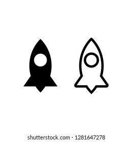 Rocket icon logo