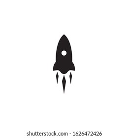 Rocket icon logo design inspiration vector illustration template
