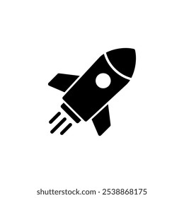 Rocket icon logo design. Startup sign and symbol. rocket launcher icon