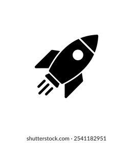 Rocket icon logo design. Startup sign and symbol. rocket launcher icon