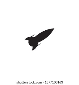 Rocket icon logo design vector template