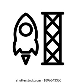 rocket icon or logo isolated sign symbol vector illustration - high quality black style vector icons
