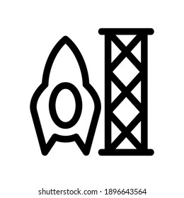 rocket icon or logo isolated sign symbol vector illustration - high quality black style vector icons
