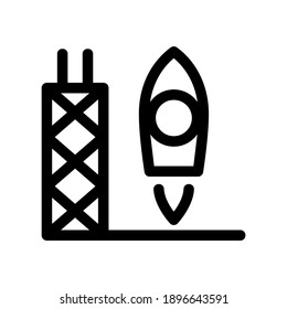 rocket icon or logo isolated sign symbol vector illustration - high quality black style vector icons
