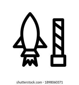 rocket icon or logo isolated sign symbol vector illustration - high quality black style vector icons
