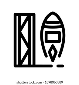 rocket icon or logo isolated sign symbol vector illustration - high quality black style vector icons
