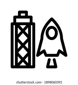 rocket icon or logo isolated sign symbol vector illustration - high quality black style vector icons
