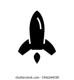 rocket icon or logo isolated sign symbol vector illustration - high quality black style vector icons
