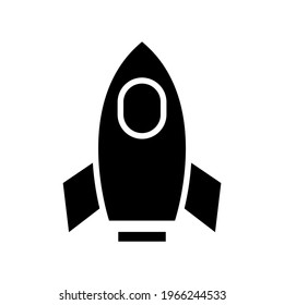 rocket icon or logo isolated sign symbol vector illustration - high quality black style vector icons
