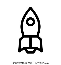rocket icon or logo isolated sign symbol vector illustration - high quality black style vector icons
