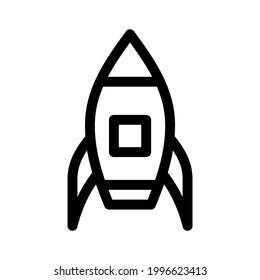 rocket icon or logo isolated sign symbol vector illustration - high quality black style vector icons
