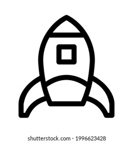 rocket icon or logo isolated sign symbol vector illustration - high quality black style vector icons
