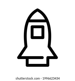 rocket icon or logo isolated sign symbol vector illustration - high quality black style vector icons
