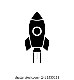 rocket icon or logo isolated sign symbol vector illustration - high quality black style vector icons