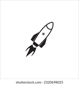 rocket icon logo vector design