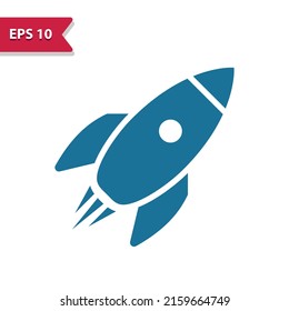 Rocket Icon. Missile, Spaceship - EPS 10