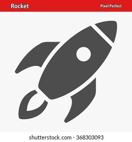 Rocket Icon. Professional, pixel perfect icons optimized for both large and small resolutions. EPS 8 format.