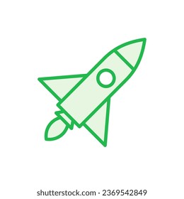 Rocket icon set. Startup icon vector. 